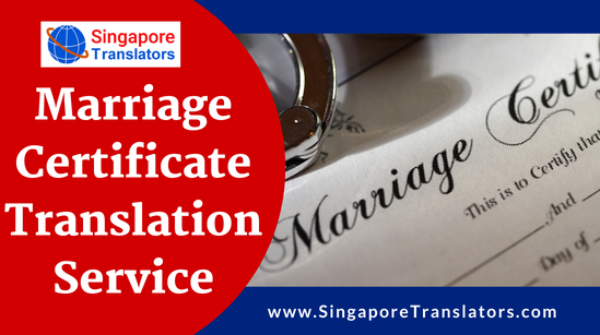Marriage Certificate Translation Singapore